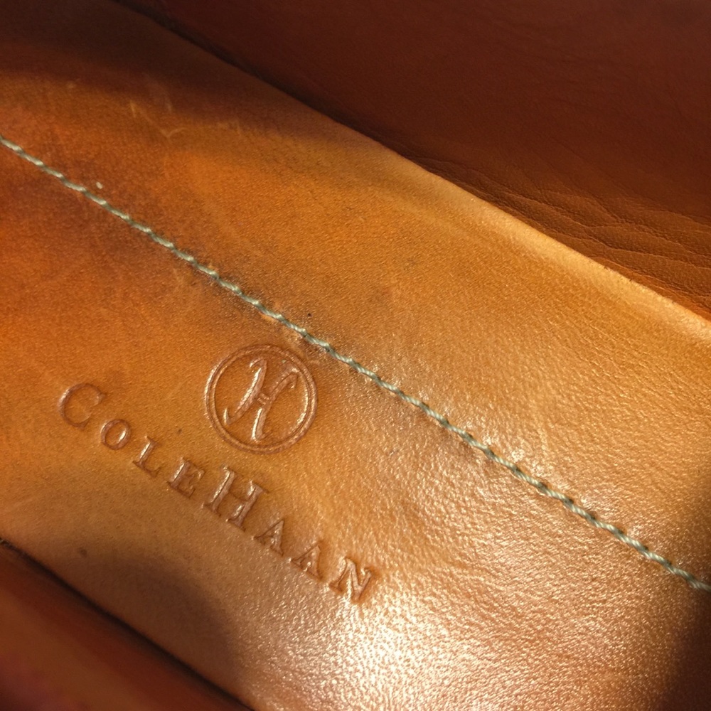 Cole Haan Leather Loafers with Tassels Size 9B - Picture 7 of 8